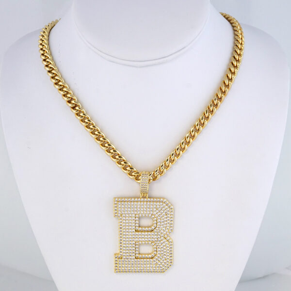 Cadena de Acero Inoxidable Bañada en Oro 14K – CH1337