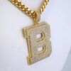 Cadena de Acero Inoxidable Bañada en Oro 14K – CH1337 - Imagen 2