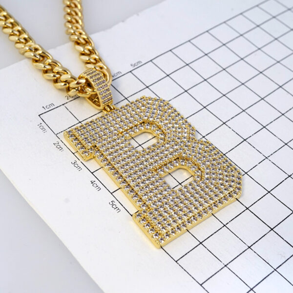 Cadena de Acero Inoxidable Bañada en Oro 14K – CH1337 - Imagen 3
