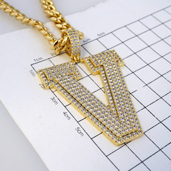 Cadena de Acero Inoxidable Bañada en Oro 14K – CH1338 - Imagen 3