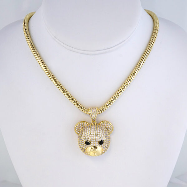 Cadena de Acero Inoxidable Bañada en Oro 14K – CH1342