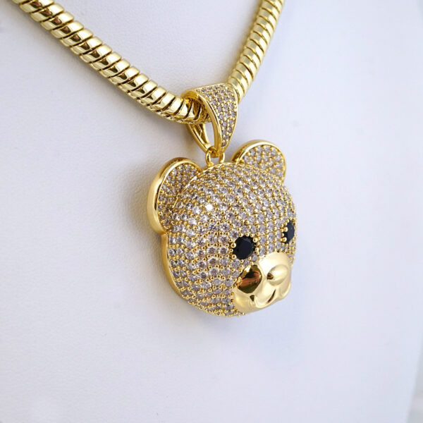 Cadena de Acero Inoxidable Bañada en Oro 14K – CH1342 - Imagen 2