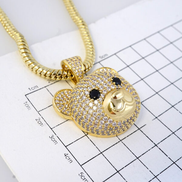 Cadena de Acero Inoxidable Bañada en Oro 14K – CH1342 - Imagen 3