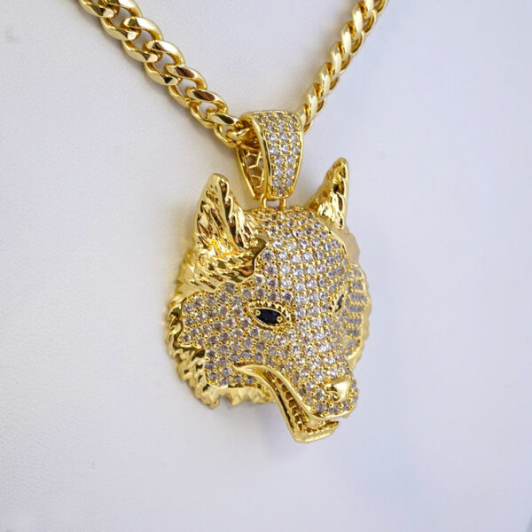 Cadena de Acero Inoxidable Bañada en Oro 14K – CH1345 - Imagen 2
