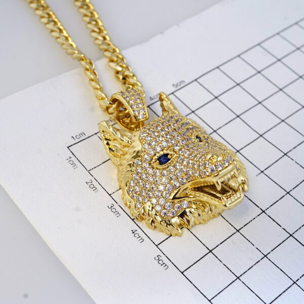 Cadena de Acero Inoxidable Bañada en Oro 14K – CH1345 - Imagen 3
