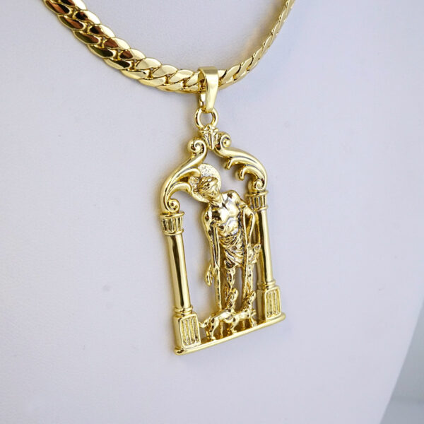 Cadena de Acero Inoxidable Bañada en Oro 14K – CH1348 - Imagen 2