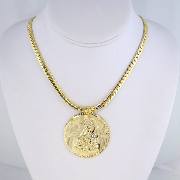 Cadena de Acero Inoxidable Bañada en Oro 14K – CH1350