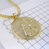Cadena de Acero Inoxidable Bañada en Oro 14K – CH1350 - Imagen 3