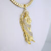 Cadena de Acero Inoxidable Bañada en Oro 14K – CH1351 - Imagen 2
