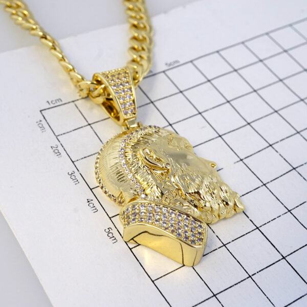 Cadena de Acero Inoxidable Bañada en Oro 14K – CH1353 - Imagen 3