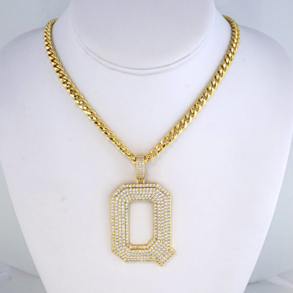 Cadena de Acero Inoxidable Bañada en Oro 14K – CH1355