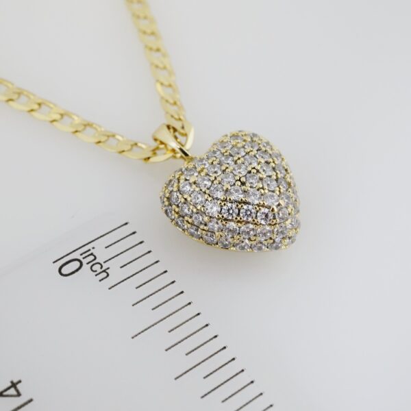 Cadena de Acero Inoxidable Bañada en Oro 14K – CH1414 - Imagen 3