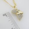 Cadena de Acero Inoxidable Bañada en Oro 14K – CH1422 - Imagen 3