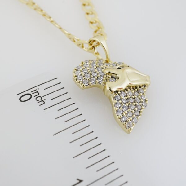 Cadena de Acero Inoxidable Bañada en Oro 14K – CH1422 - Imagen 3