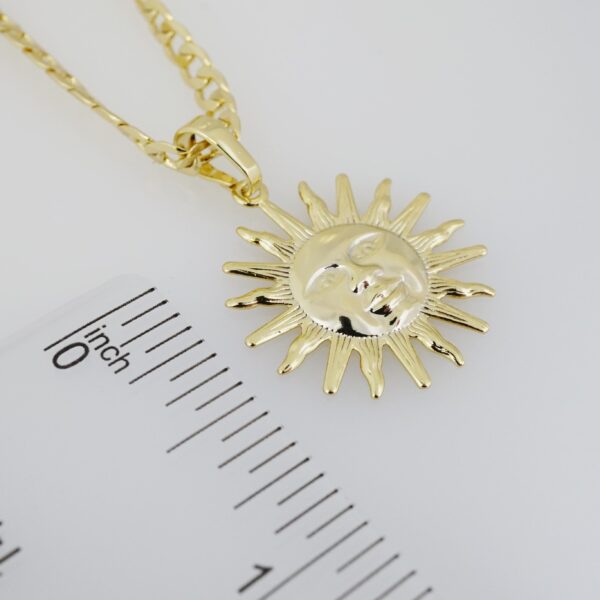 Cadena de Acero Inoxidable Bañada en Oro 14K – CH1434 - Imagen 3