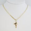 Cadena de Acero Inoxidable Bañada en Oro 14K – CH1444