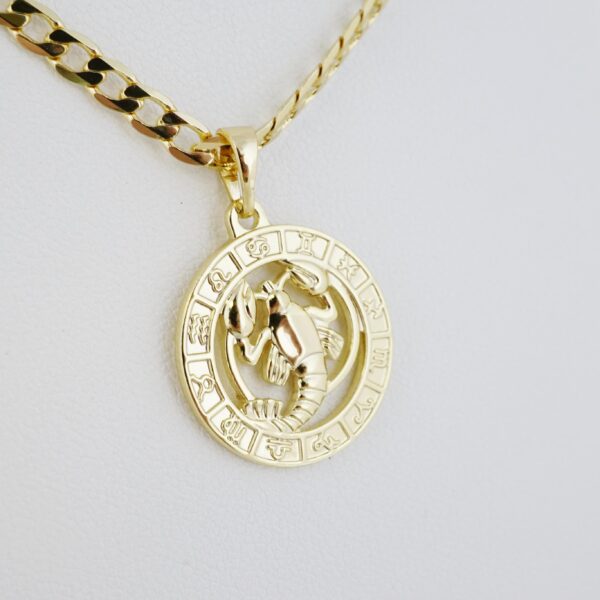 Cadena de Acero Inoxidable Bañada en Oro 14K – CH1446 - Imagen 2