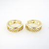 Aretes de Acero Inoxidable Bañados en Oro 14K – EA20346