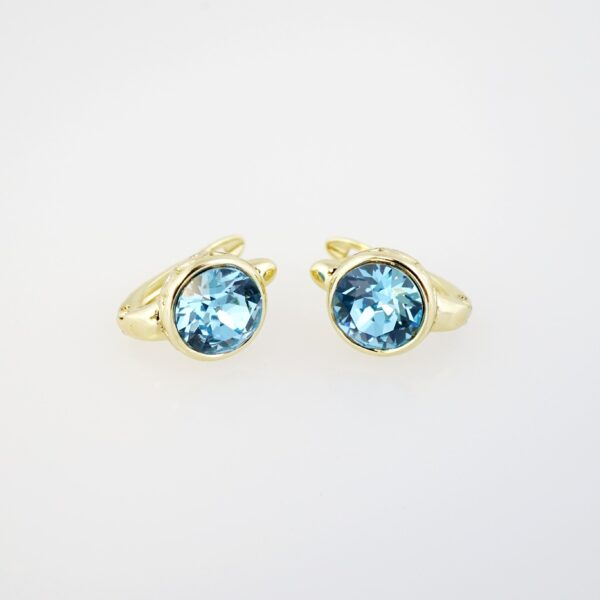 Aretes de Acero Inoxidable Bañados en Oro 14K – AL-EA0054