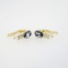 Aretes de Acero Inoxidable Bañados en Oro 14K – AL-EA0055