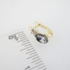 Aretes de Acero Inoxidable Bañados en Oro 14K – AL-EA0055 - Imagen 3
