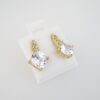 Aretes de Acero Inoxidable Bañados en Oro 14K – AL-EA0064