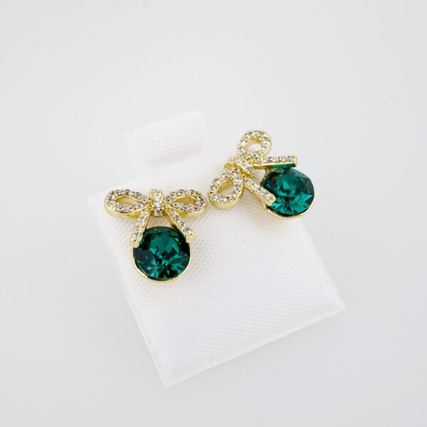 Aretes de Acero Inoxidable Bañados en Oro 14K – AL-EA0066