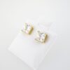 Aretes de Acero Inoxidable Bañados en Oro 14K – AL-EA0074 - Imagen 2
