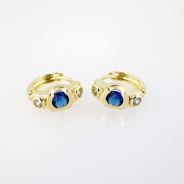 Aretes de Acero Inoxidable Bañados en Oro 14K – AL-EA0077
