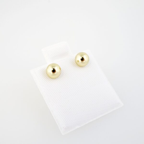 Aretes de Acero Inoxidable Bañados en Oro 14K – AL-EA0078