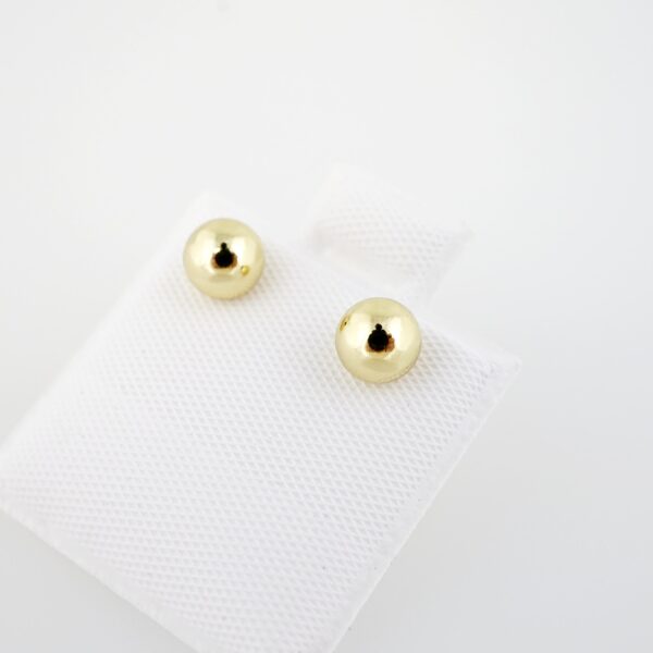 Aretes de Acero Inoxidable Bañados en Oro 14K – AL-EA0078 - Imagen 2