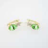 Aretes de Acero Inoxidable Bañados en Oro 14K – AL-EA0083