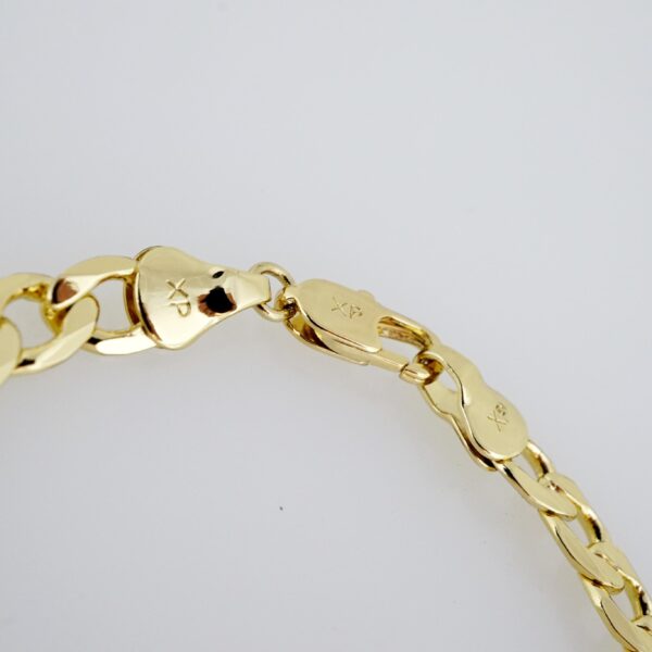 Brazalete de Acero Inoxidable Bañado en Oro 14K – AL-BR0051 - Imagen 3