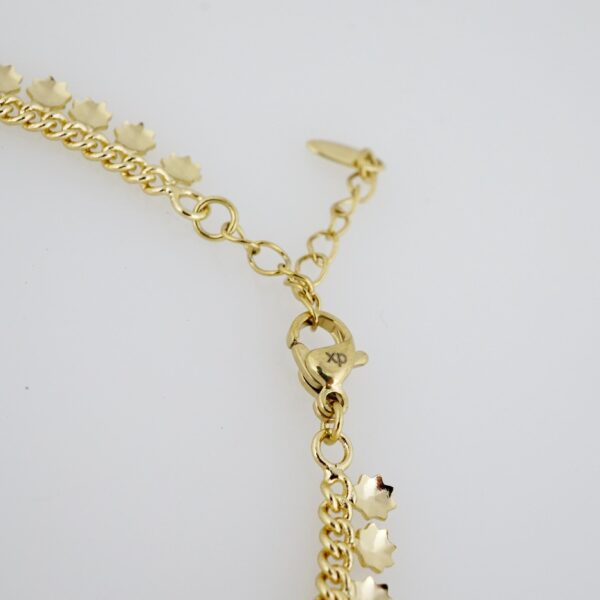 Brazalete de Acero Inoxidable Bañado en Oro 14K – AL-BR0054 - Imagen 3