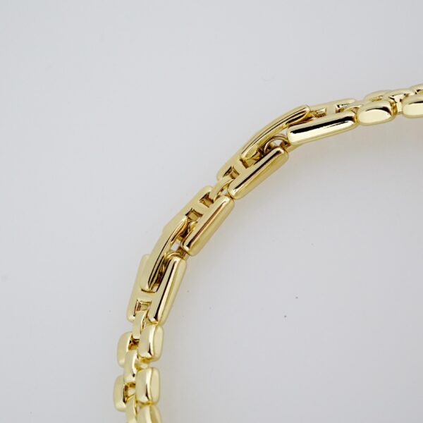 Brazalete de Acero Inoxidable Bañado en Oro 14K – AL-BR0055 - Imagen 3