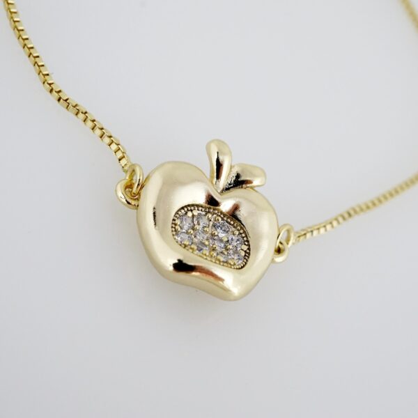 Brazalete de Acero Inoxidable Bañado en Oro 14K – AL-BR0056 - Imagen 3