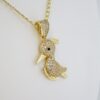 Cadena de Acero Inoxidable Bañada en Oro 14K – AL-CH0060 - Imagen 2