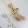 Cadena de Acero Inoxidable Bañada en Oro 14K – AL-CH0060 - Imagen 3