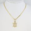 Cadena de Acero Inoxidable Bañada en Oro 14K – AL-CH0059