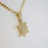 Cadena de Acero Inoxidable Bañada en Oro 14K – AL-CH0059 - Imagen 2