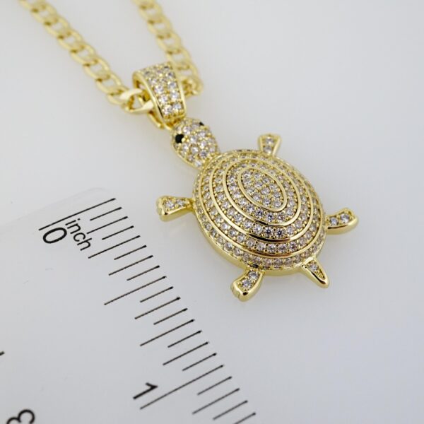 Cadena de Acero Inoxidable Bañada en Oro 14K – AL-CH0059 - Imagen 3