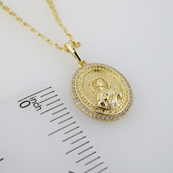 Cadena de Acero Inoxidable Bañada en Oro 14K – AL-CH0058 - Imagen 3