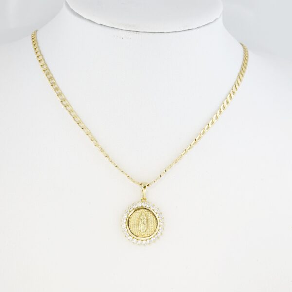 Cadena de Acero Inoxidable Bañada en Oro 14K – AL-CH0057