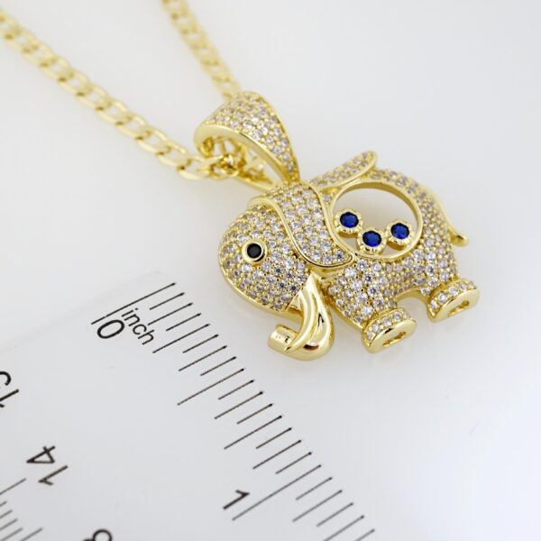Cadena de Acero Inoxidable Bañada en Oro 14K – AL-CH0059 - Imagen 3
