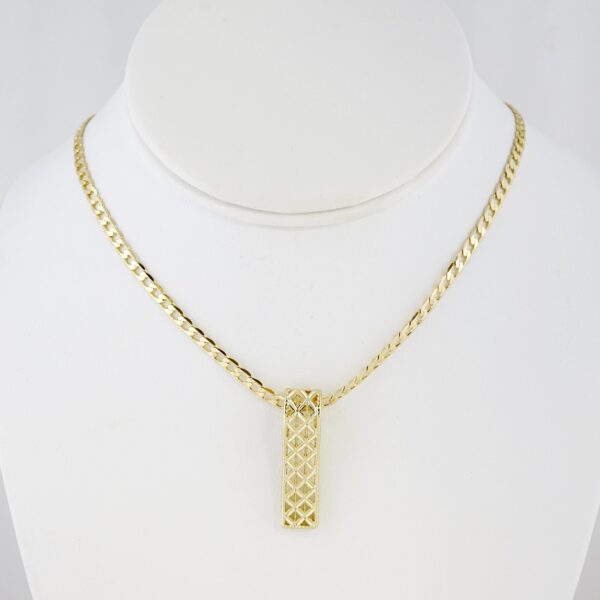 Cadena de Acero Inoxidable Bañada en Oro 14K – AL-CH0063