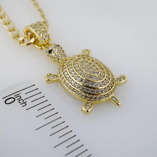 Cadena de Acero Inoxidable Bañada en Oro 14K – AL-CH0067 - Imagen 3