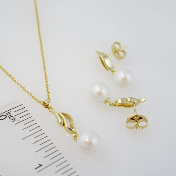 Set de Acero Inoxidable Bañado en Oro 14K – AL-SET-0050 - Imagen 3