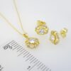 Set de Acero Inoxidable Bañado en Oro 14K – AL-SET-0053 - Imagen 4