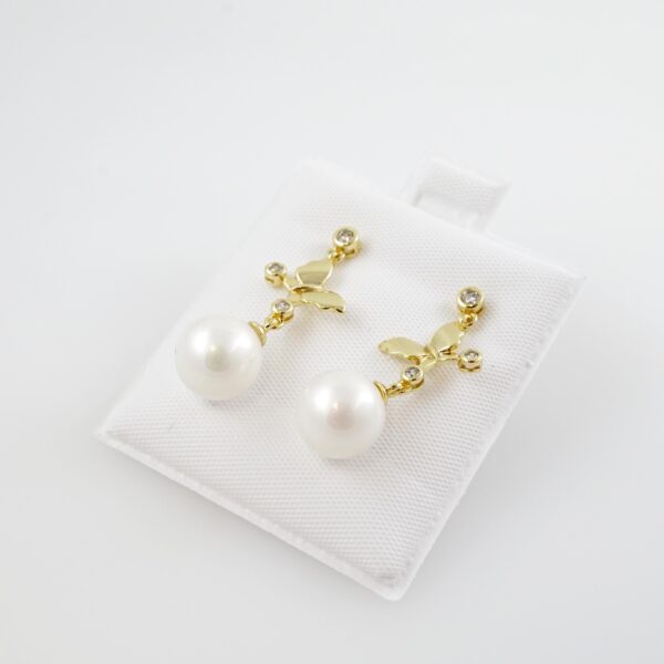 Aretes de Acero Inoxidable Bañados en Oro 14K – AL-EA0156