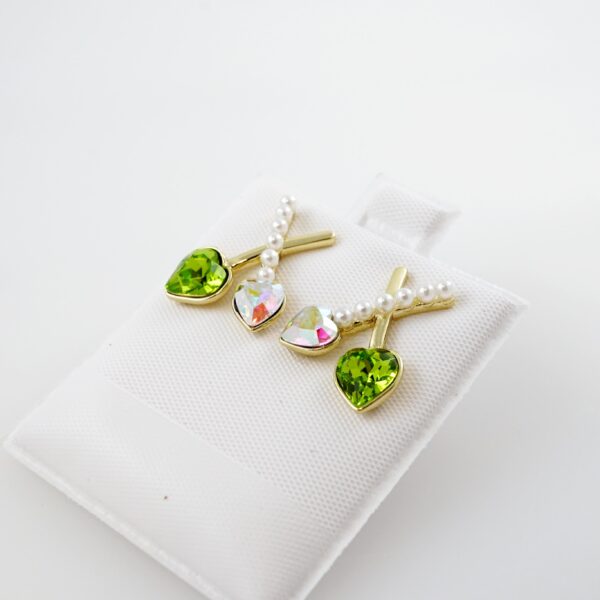 Aretes de Acero Inoxidable Bañados en Oro 14K – AL-EA0154